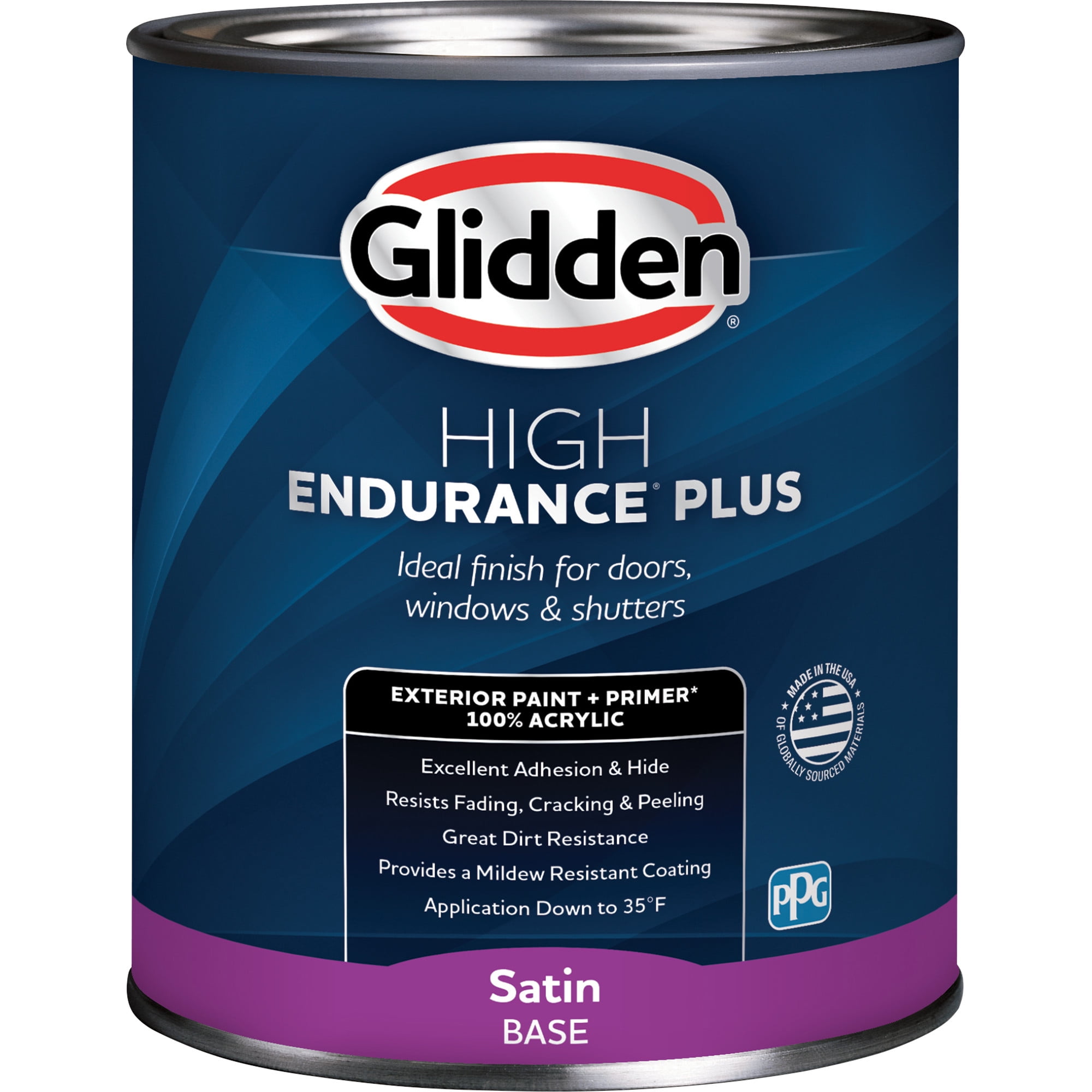Glidden HEP Exterior Paint & Primer Legendary / Beige, Semi Gloss, 1