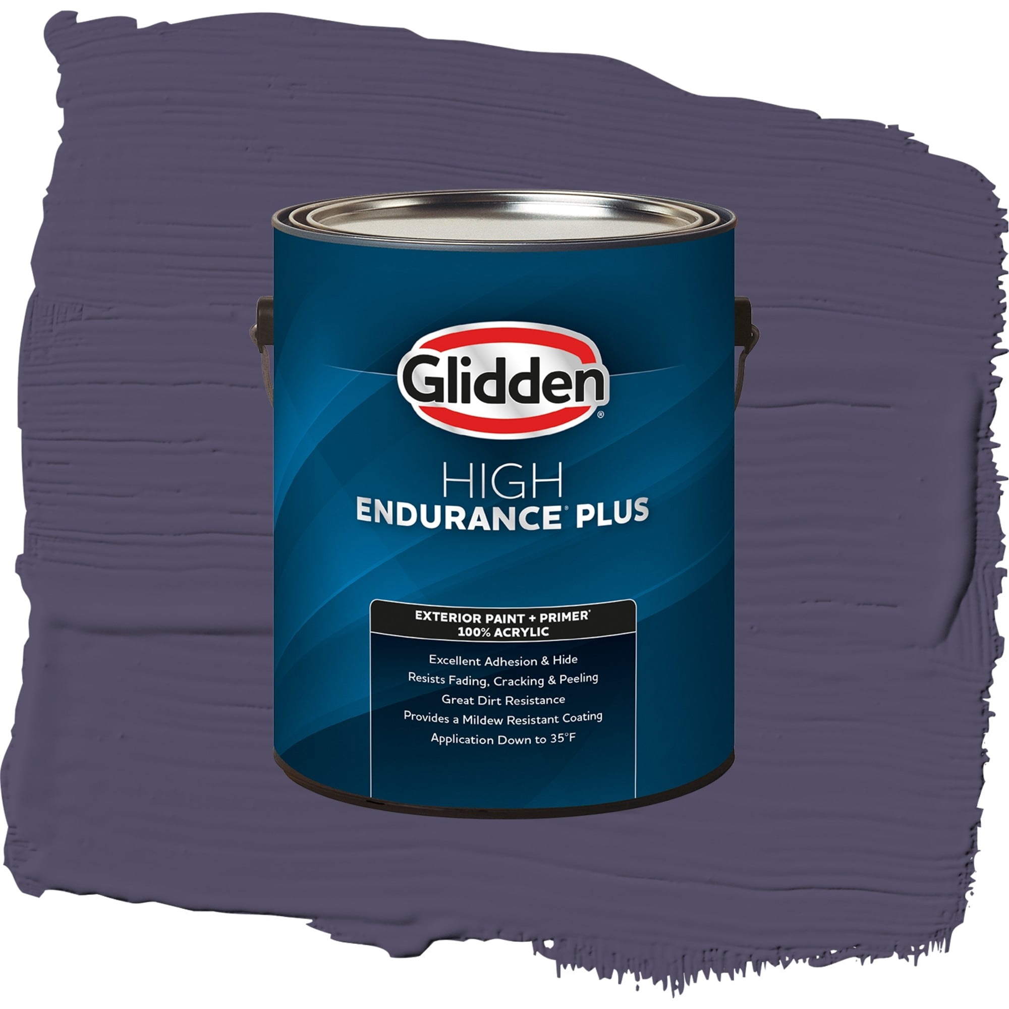 Glidden High Endurance Plus Magic Spell Satin Exterior Paint and Primer, 1 Gallon