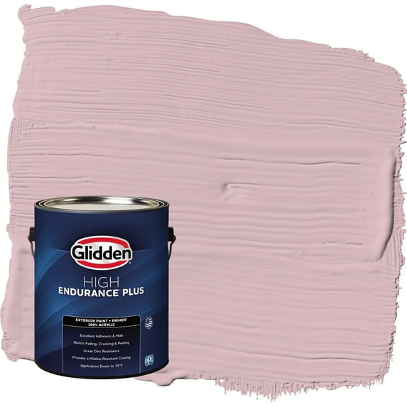 Glidden HEP Nostalgia / Purple Semi-Gloss Exterior Paint with Primer, 1 Gallon