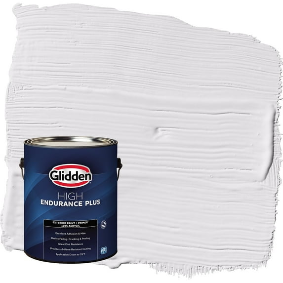 Glidden HEP Orchid Blossom / Purple Satin Exterior Paint with Primer, 1 Gallon