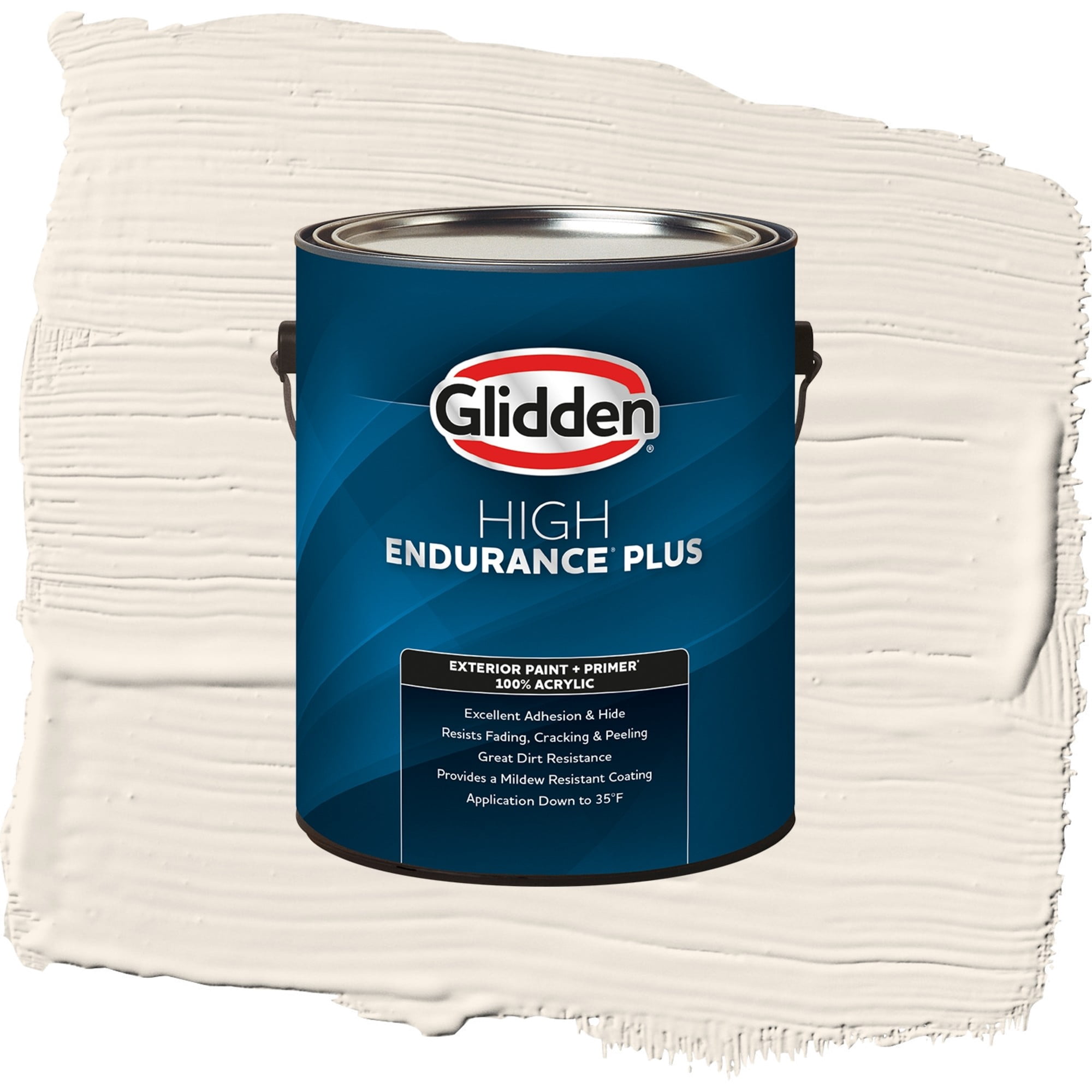 Glidden High Endurance Plus Pearls And Lace Semi Gloss Exterior Paint and Primer, 1 Gallon