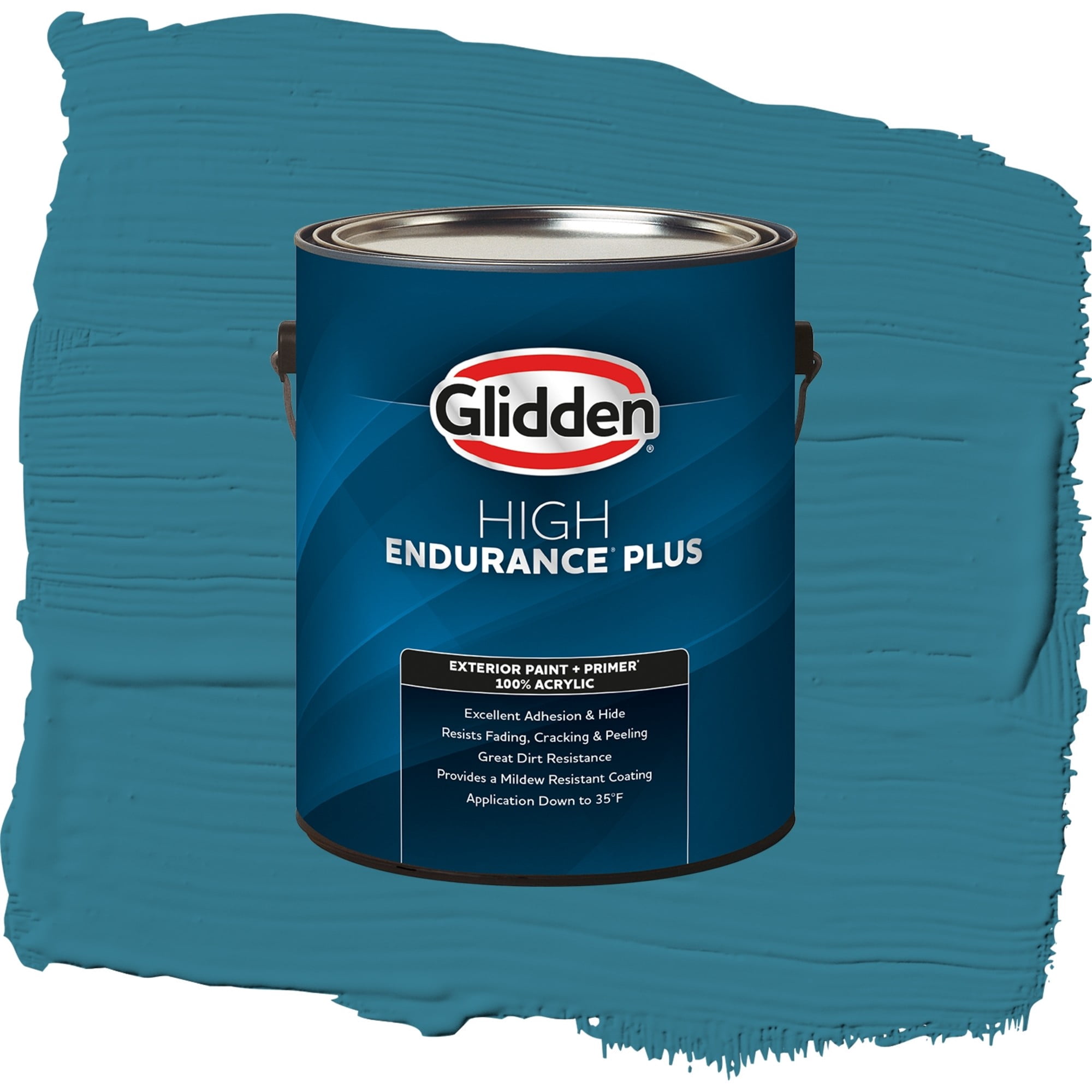 Glidden High Endurance Plus Adventure Satin Exterior Paint and Primer, 1 Gallon