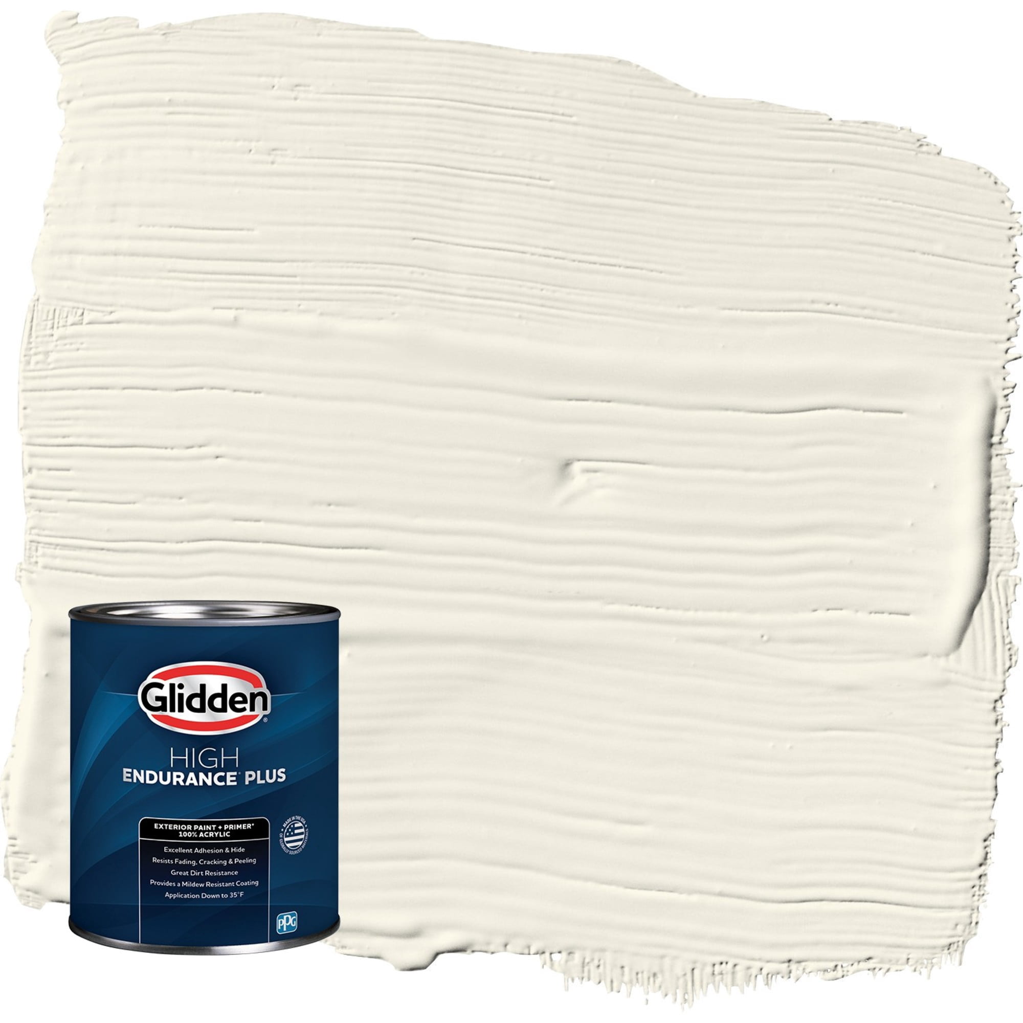 Glidden HEP Horseradish / Beige Semi-Gloss Exterior Paint with Primer, 1 Quart