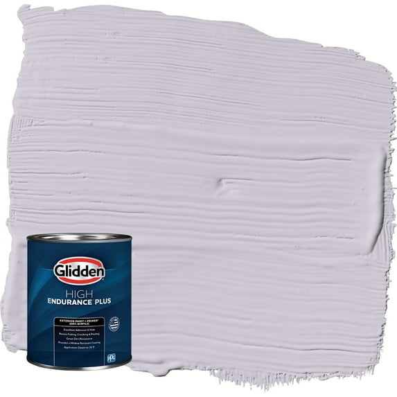 Glidden HEP Silver Chalice / Purple Semi-Gloss Exterior Paint with Primer, 1 Quart