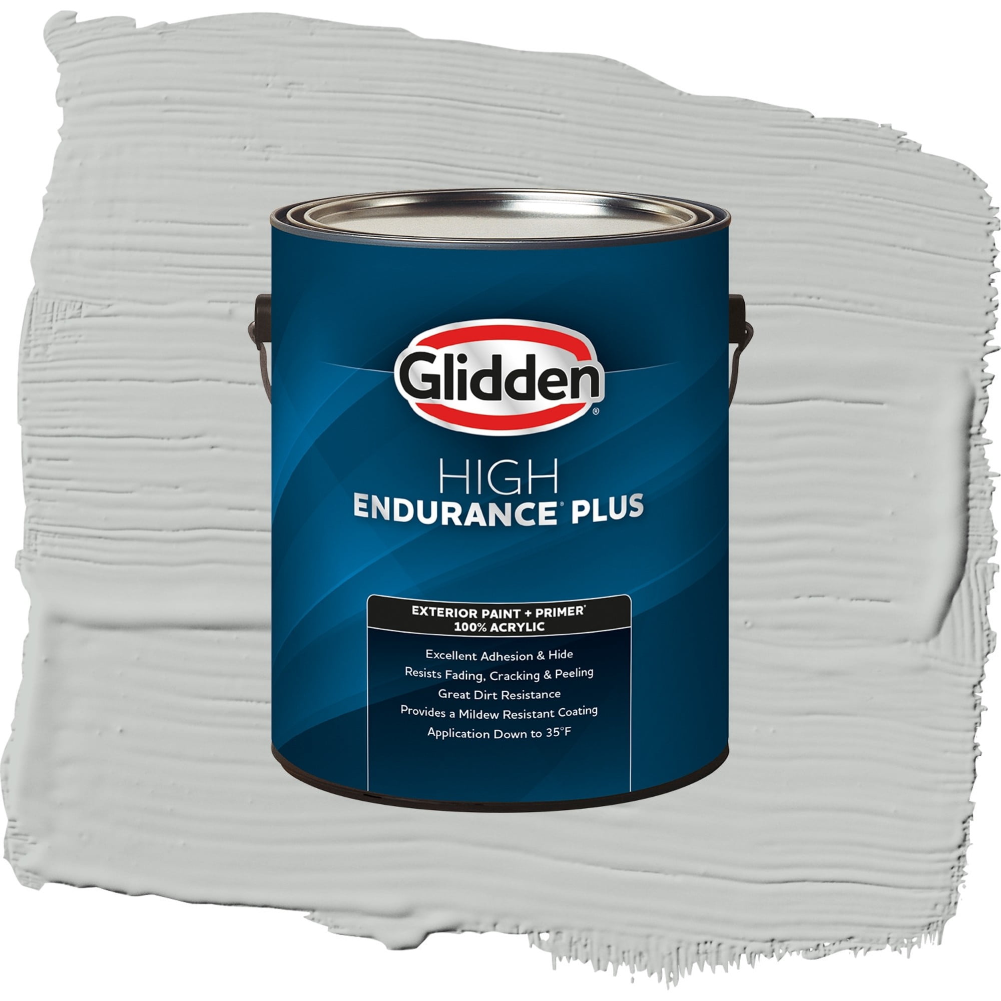 Glidden High Endurance Plus Solitary State Semi Gloss Exterior Paint and Primer, 1 Gallon