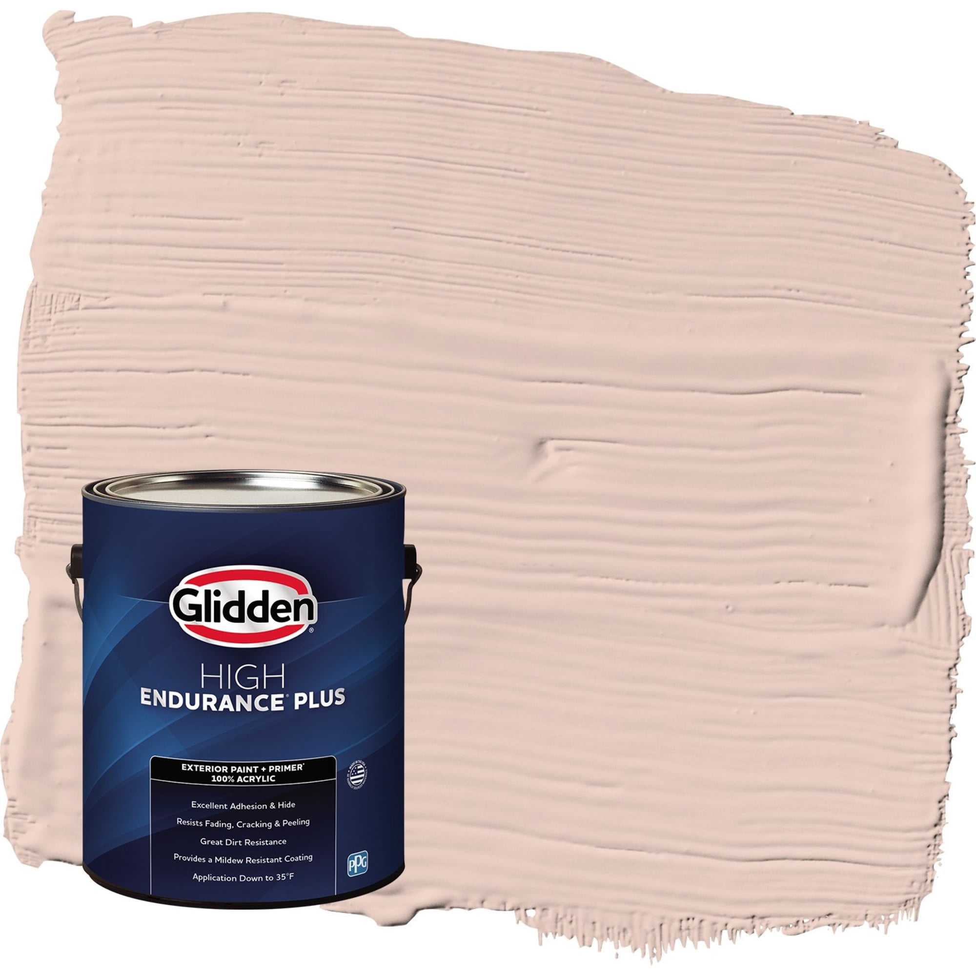 Glidden HEP Sultan Sand / Orange Semi-Gloss Exterior Paint with Primer, 1 Gallon