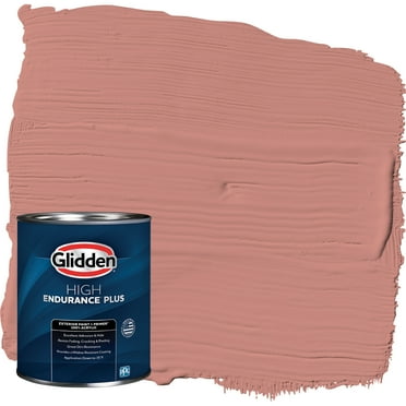 Glidden HEP Exterior Paint + Primer Sunstone / Orange, Semi-Gloss, 1 Quart