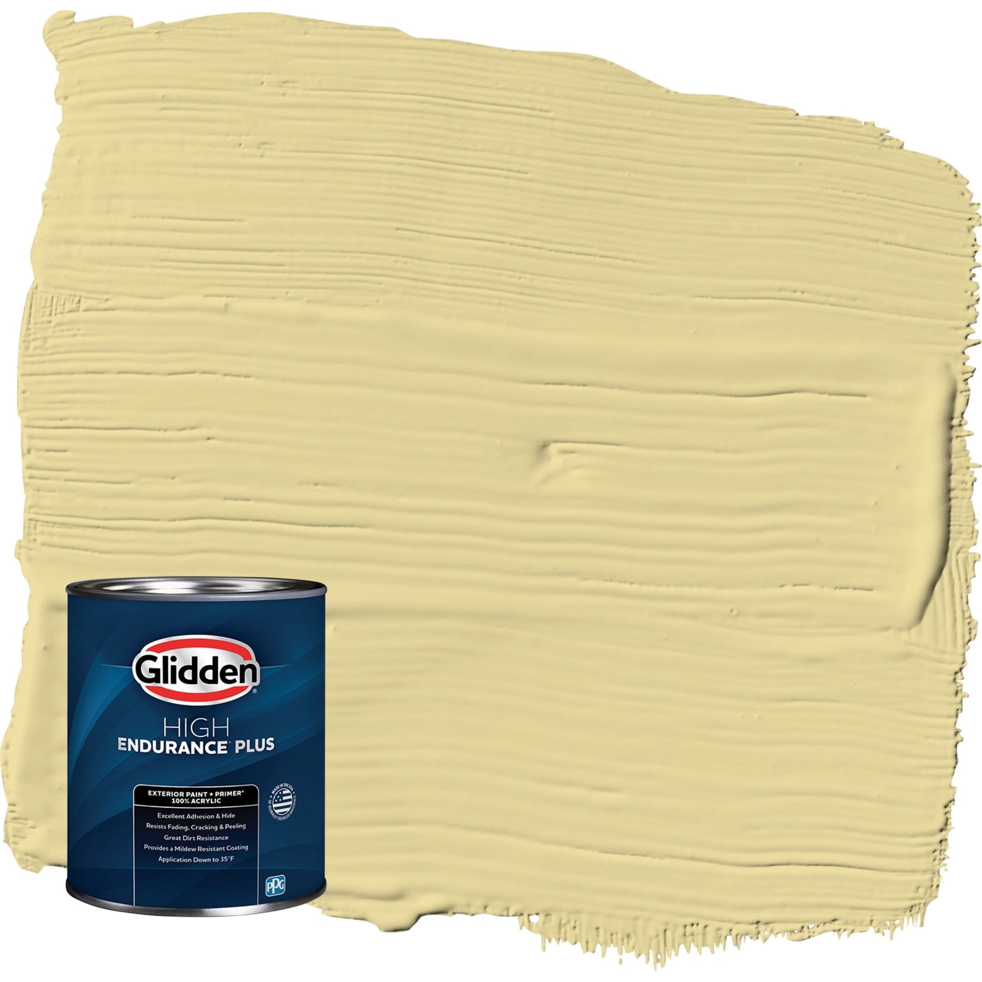 Glidden HEP Twinkle Toes / Green Semi-Gloss Exterior Paint with Primer, 1 Quart