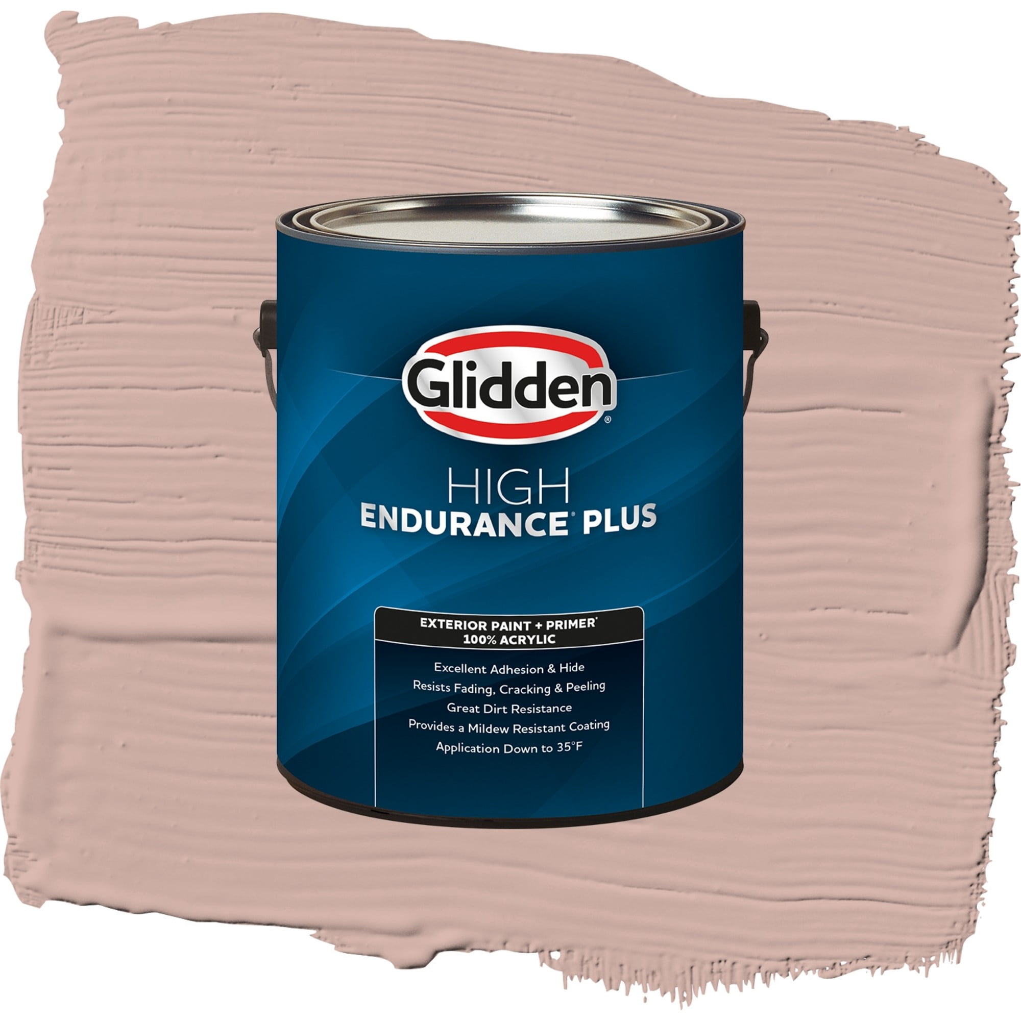Glidden High Endurance Plus Velveteen Crush Flat Exterior Paint and Primer, 1 Gallon