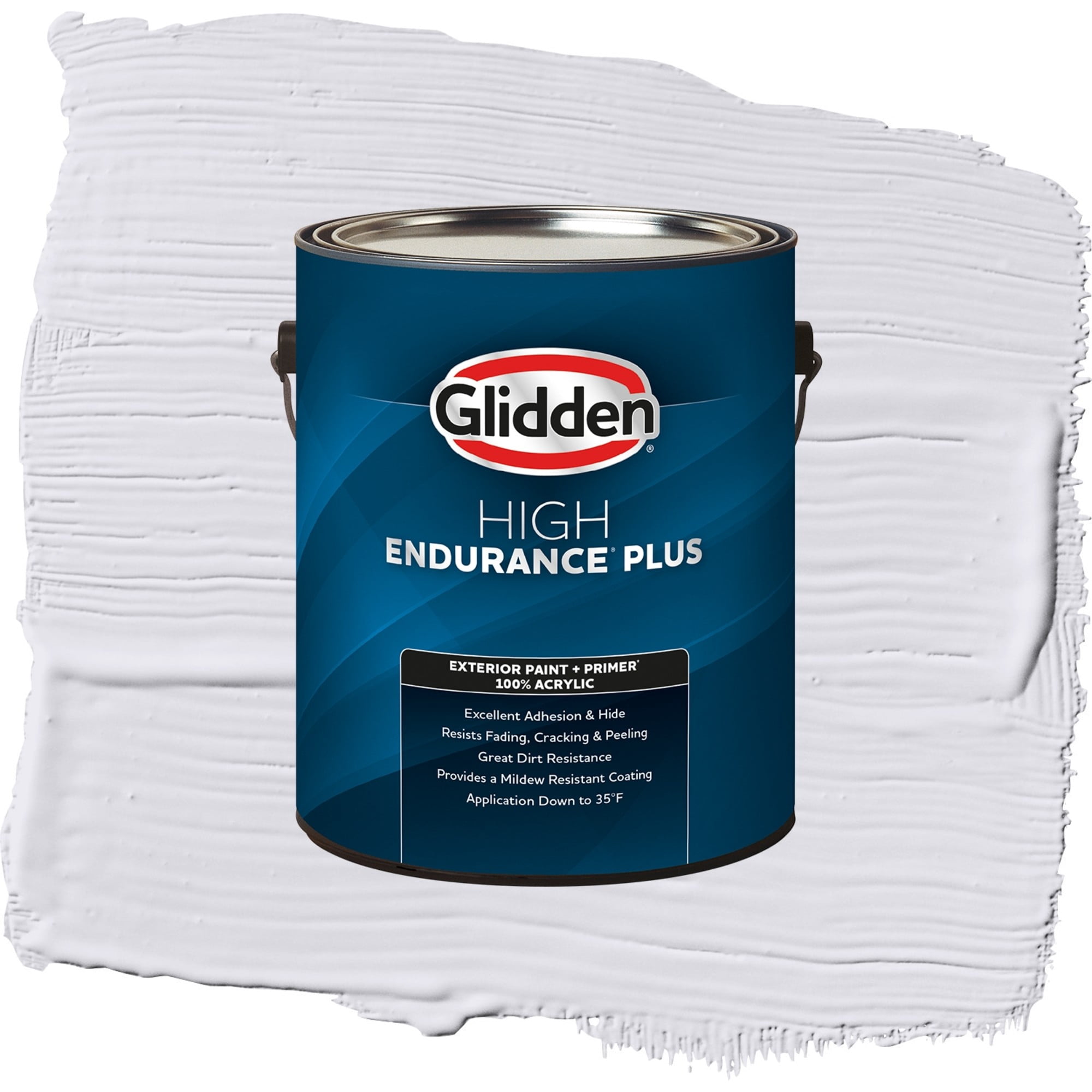 Glidden High Endurance Plus Violet Echo Satin Exterior Paint and Primer, 1 Gallon
