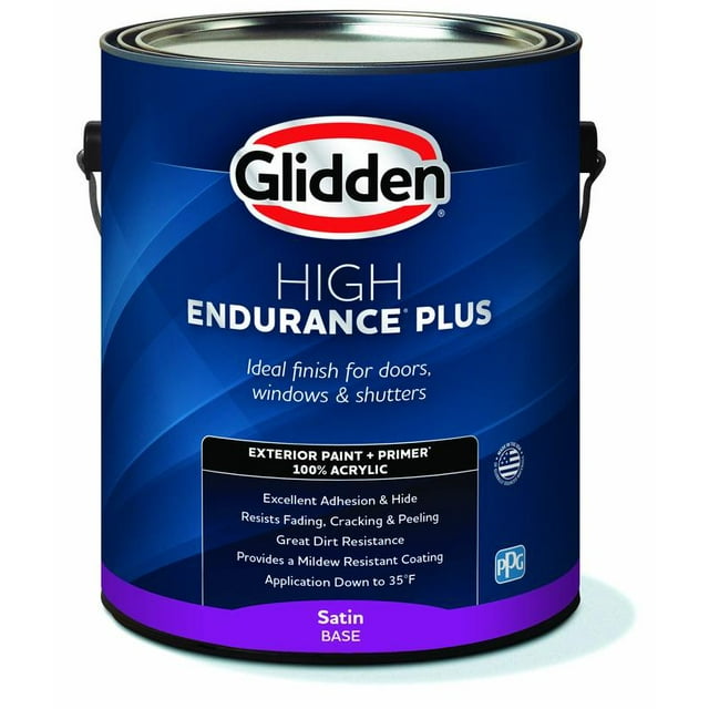 Glidden HEP Exterior Paint and Primer, Limitless, Satin, 1 Gallon