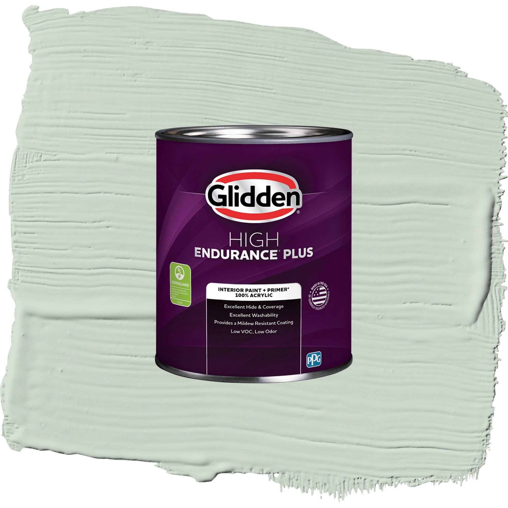 Glidden HEP Falling Star Interior Paint + Primer Flat , 1 Quart