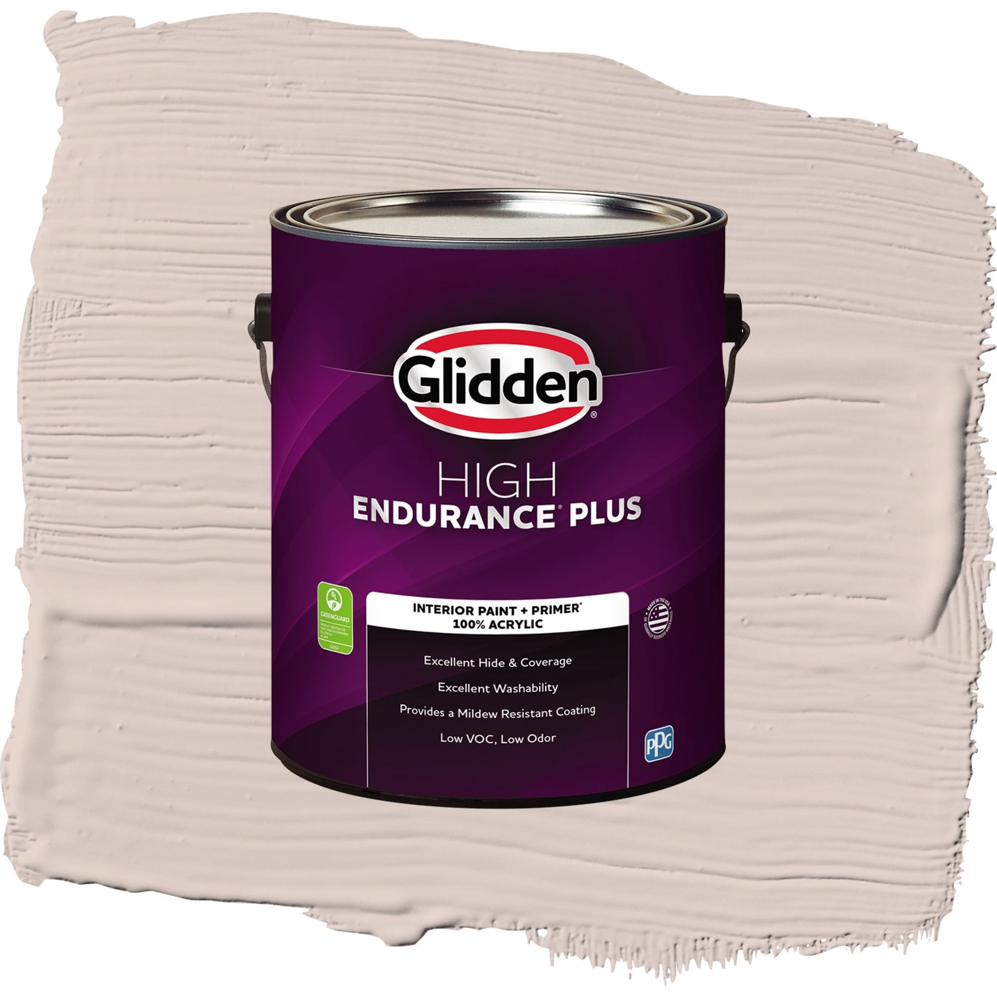 Glidden High Endurance Plus First Kiss Flat Interior Paint and Primer, 1 Gallon