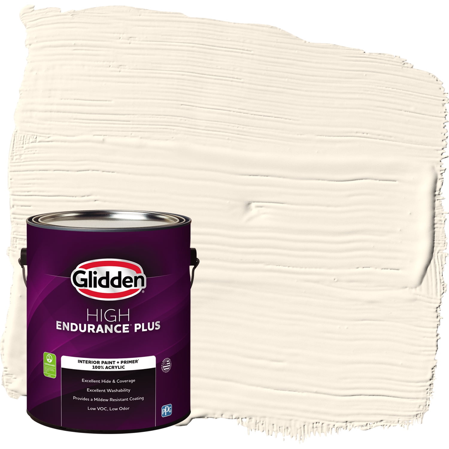 Glidden HEP Interior Paint Primer in Country White Eggshell Finish 1 Gallon