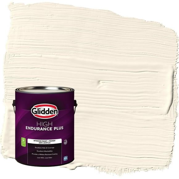 Glidden HEP Grab-N-Go Country White / Off White Semi-Gloss Interior Paint with Primer, 1 Gallon