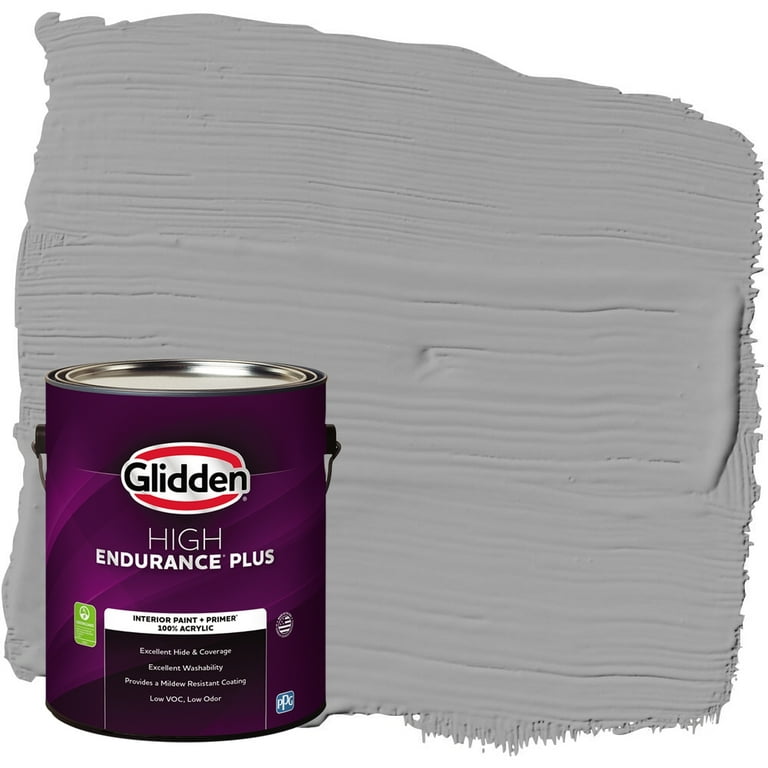 Glidden High Endurance Plus Grab-N-Go Eggshell Interior Paint & Primer, White, 1 Gallon Glidden High Endurance Plus Grab-N-Go Eggshell Interior Paint & Primer, White, 1 Gallon