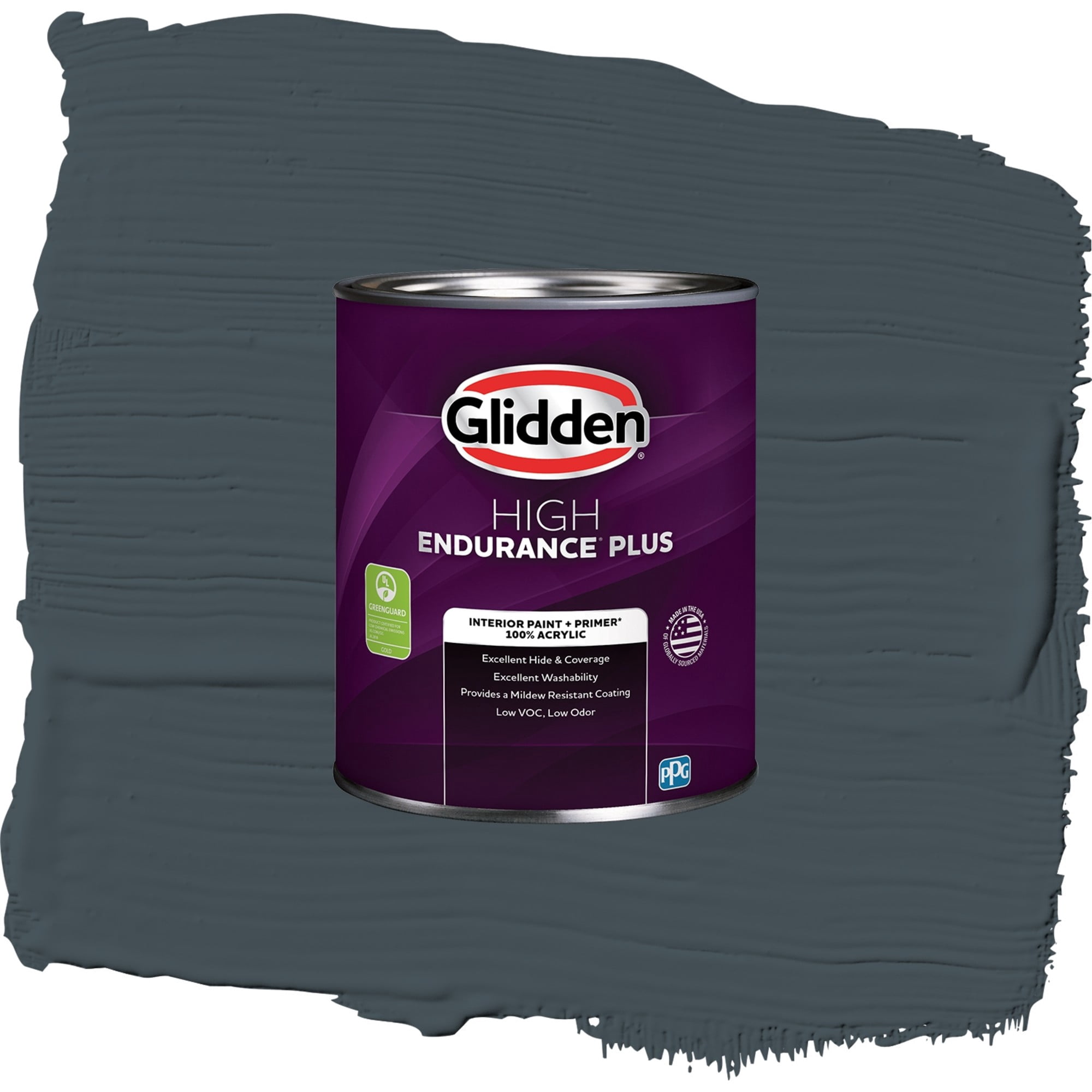 Glidden High Endurance Plus High Salute Flat Interior Paint and Primer, 1 Quart