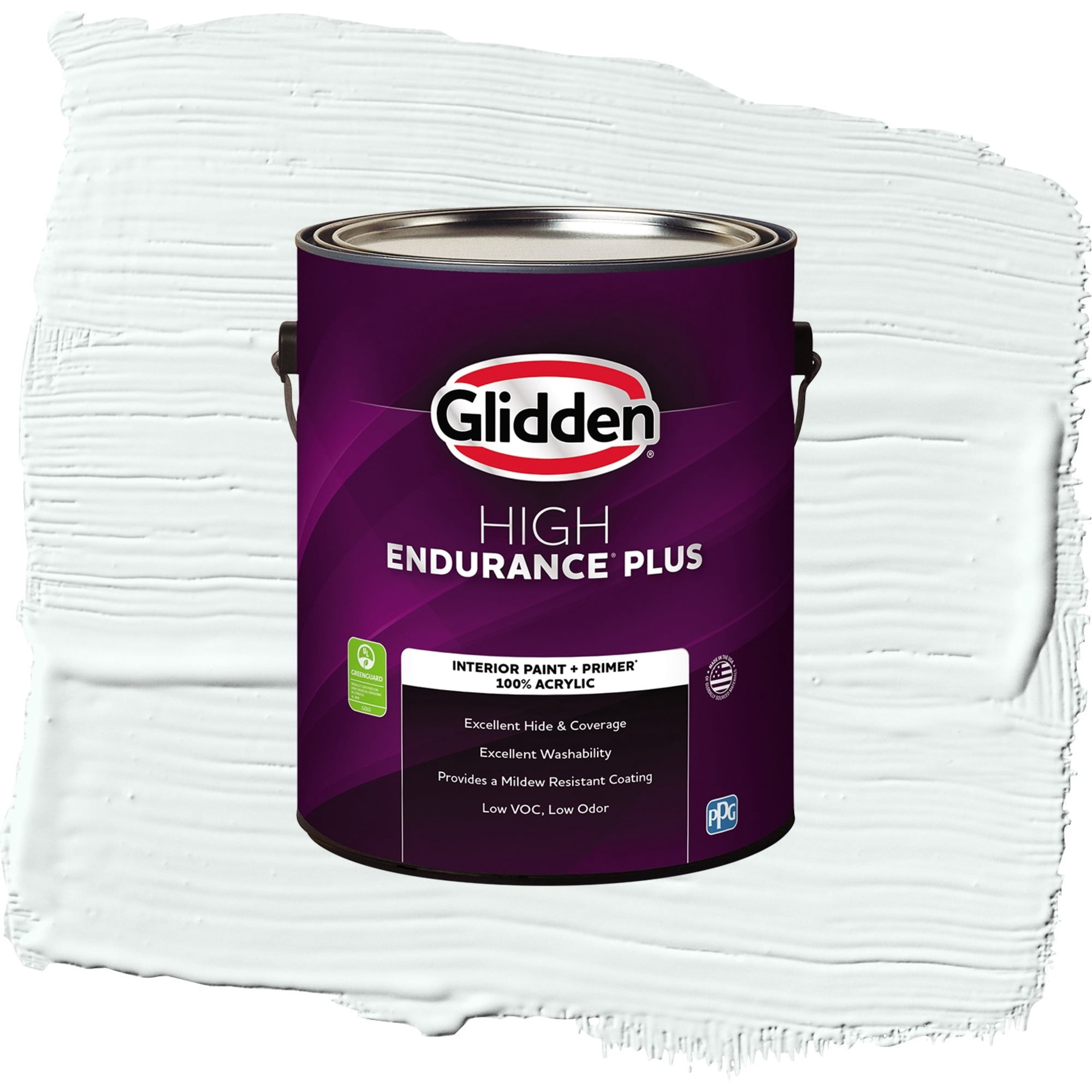 Glidden High Endurance Plus Ice Castles Semi Gloss Interior Paint and Primer, 1 Gallon