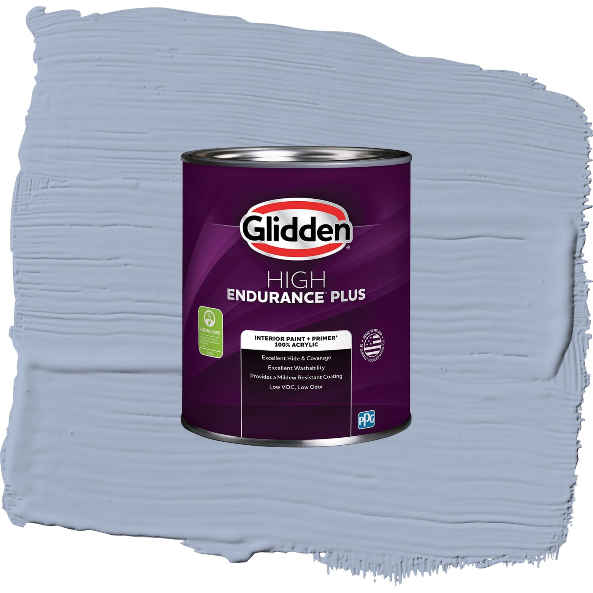 Glidden High Endurance Plus Innuendo Flat Interior Paint and Primer, 1 Quart