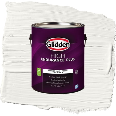 Glidden High Endurance Plus Commercial White Interior Ultra Flat Paint & Primer 1 Gallon