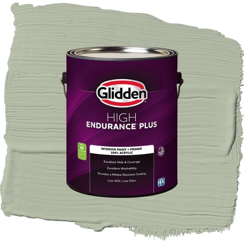 Glidden High Endurance Plus Light Sage Interior Ultra Flat Paint & Primer 1 Gallon