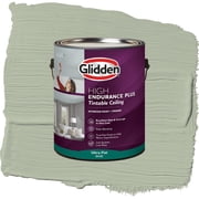 Glidden Glidden HEP Interior Ceiling Paint, Light Sage/Green, Flat, 1 Gallon