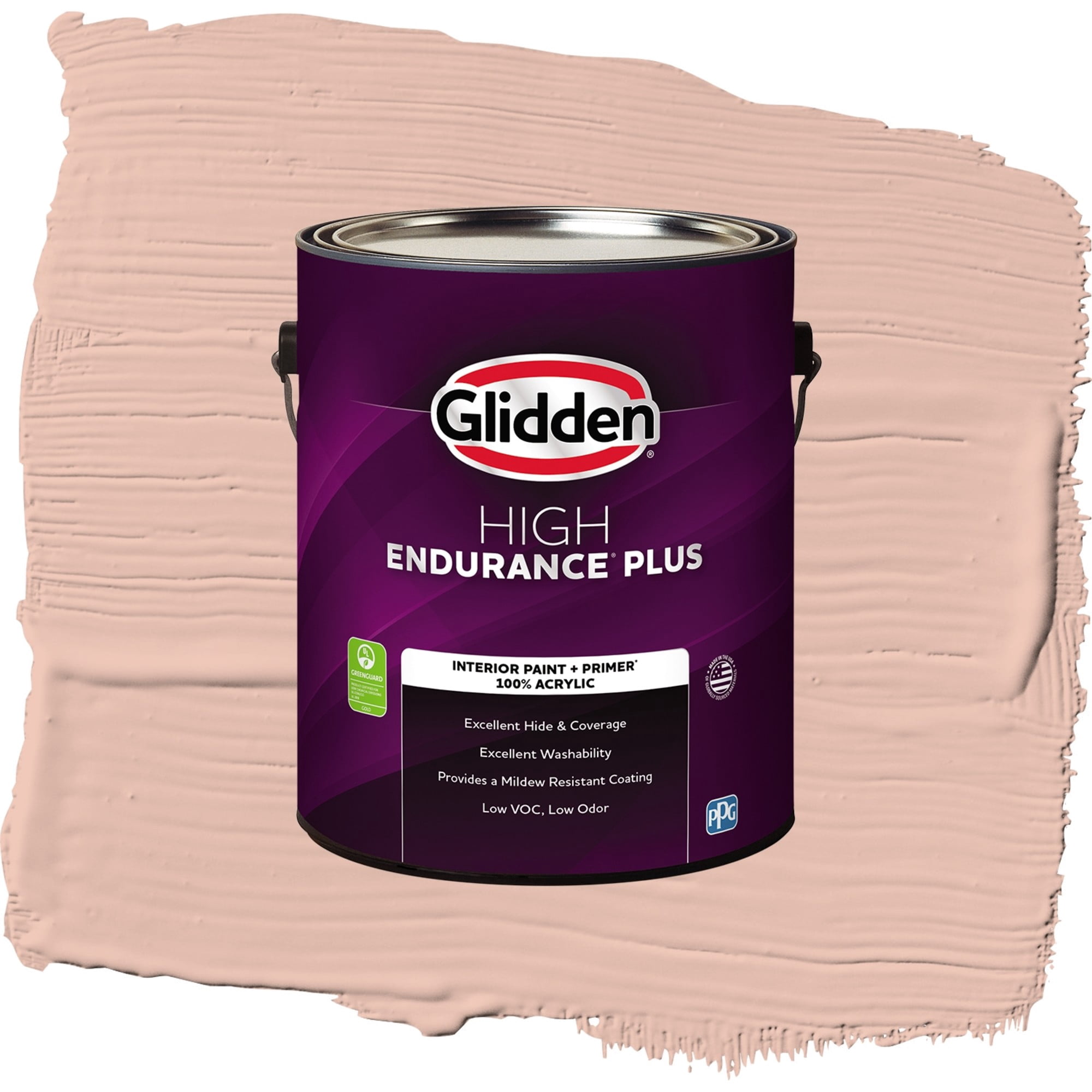 Glidden HEP Adorable / Orange, Semi-Gloss Interior Paint with Primer, 1 Gallon