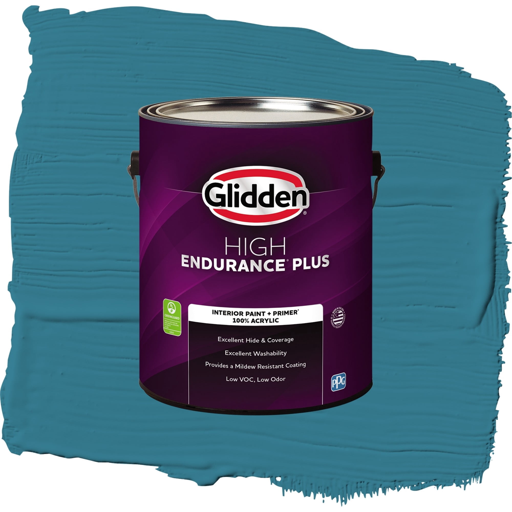 Glidden HEP Adventure / Blue, Eggshell Interior Paint with Primer, 1 Gallon