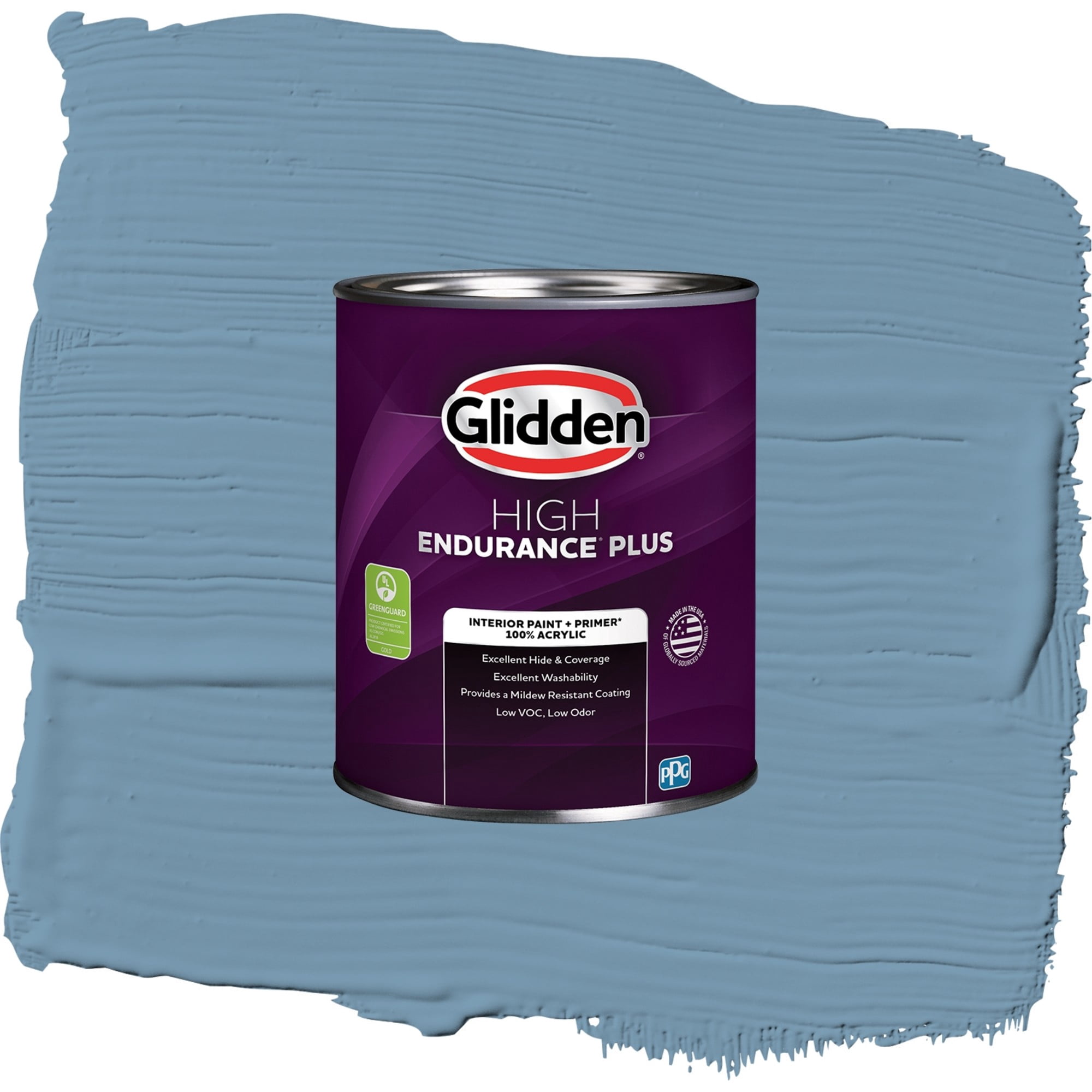 Glidden High Endurance Plus American Anthem Flat Interior Paint and Primer, 1 Quart