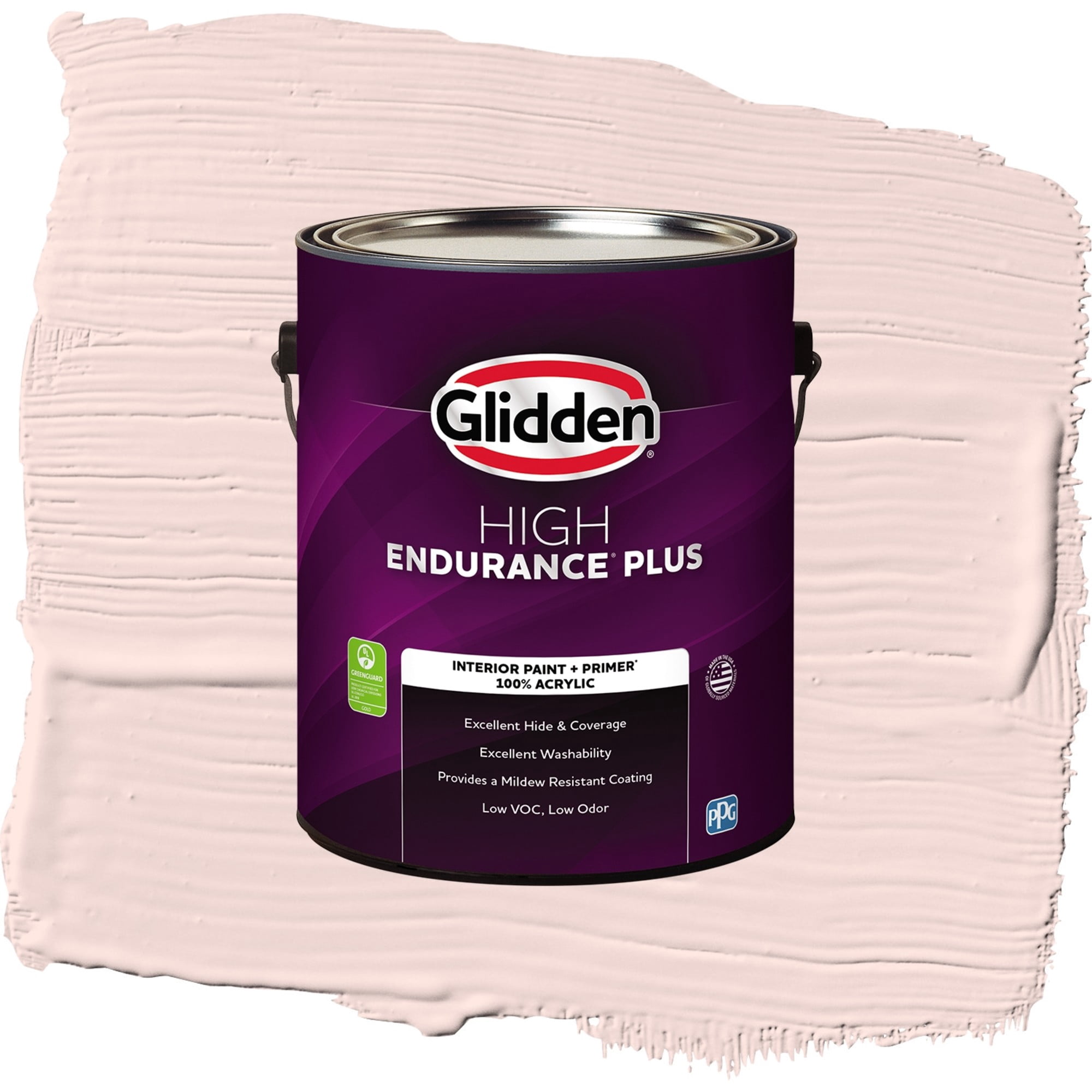 Glidden High Endurance Plus Ballet Slipper Semi Gloss Interior Paint and Primer, 1 Gallon