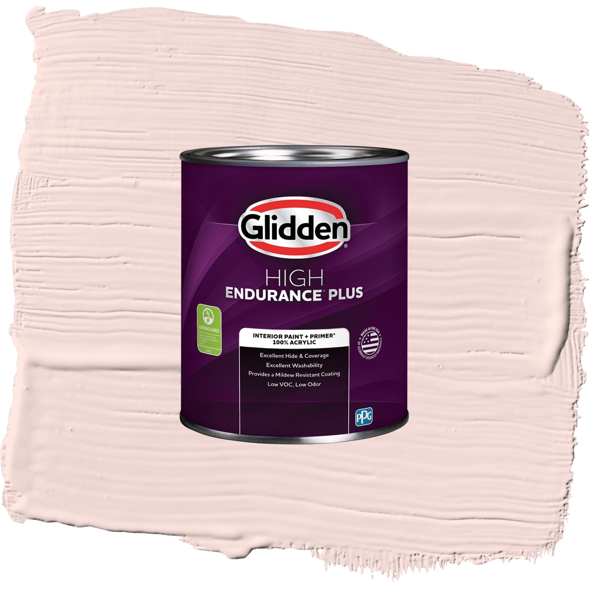 Glidden High Endurance Plus Ballet Slipper Semi Gloss Interior Paint and Primer, 1 Quart