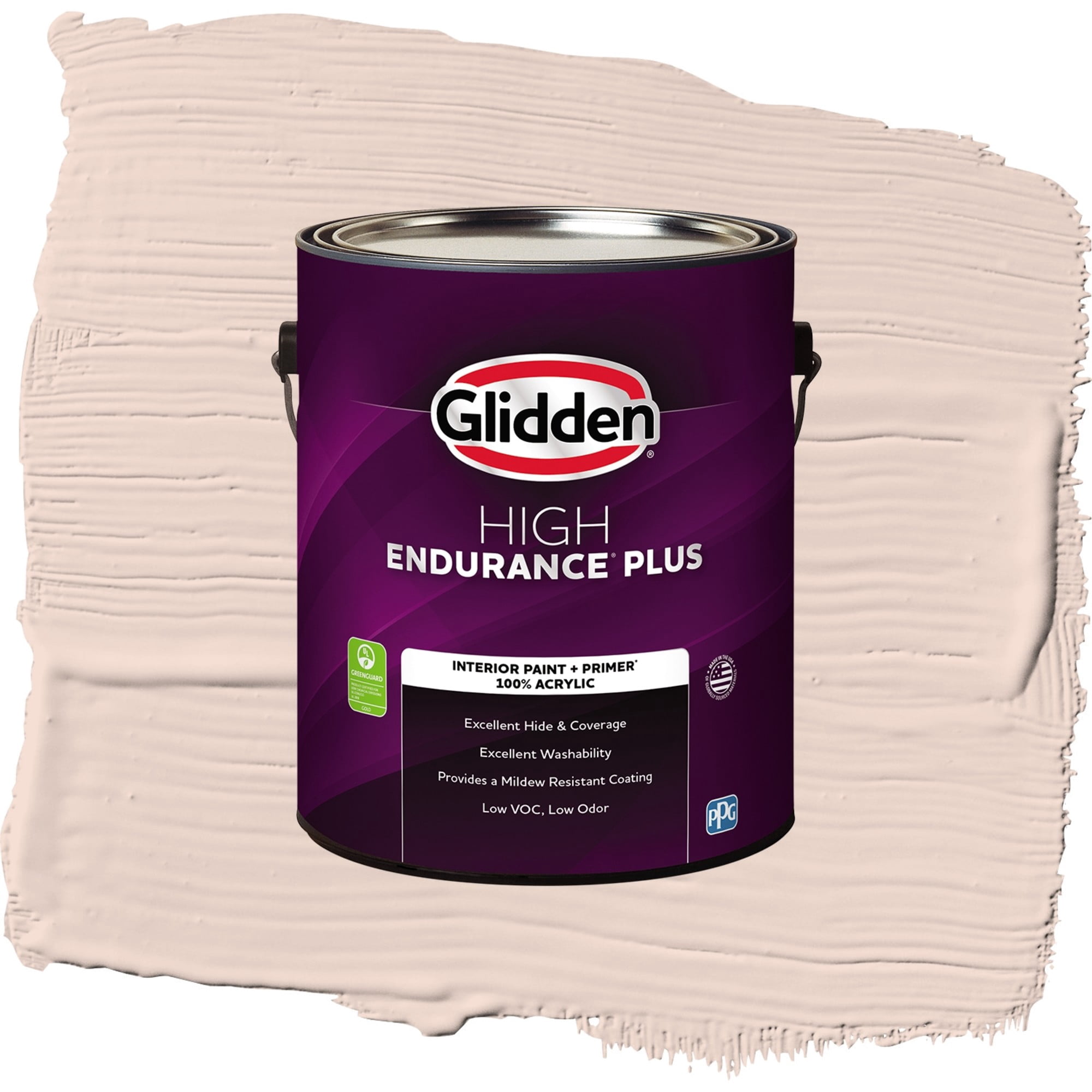 Glidden HEP Boardwalk / Orange, Semi-Gloss Interior Paint with Primer, 1 Gallon