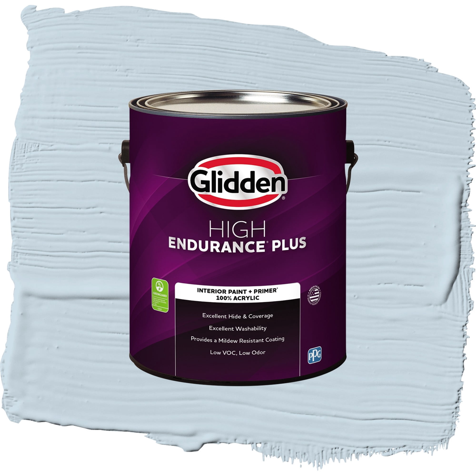 Glidden HEP Calm Sea / Blue, Eggshell Interior Paint with Primer, 1 Gallon