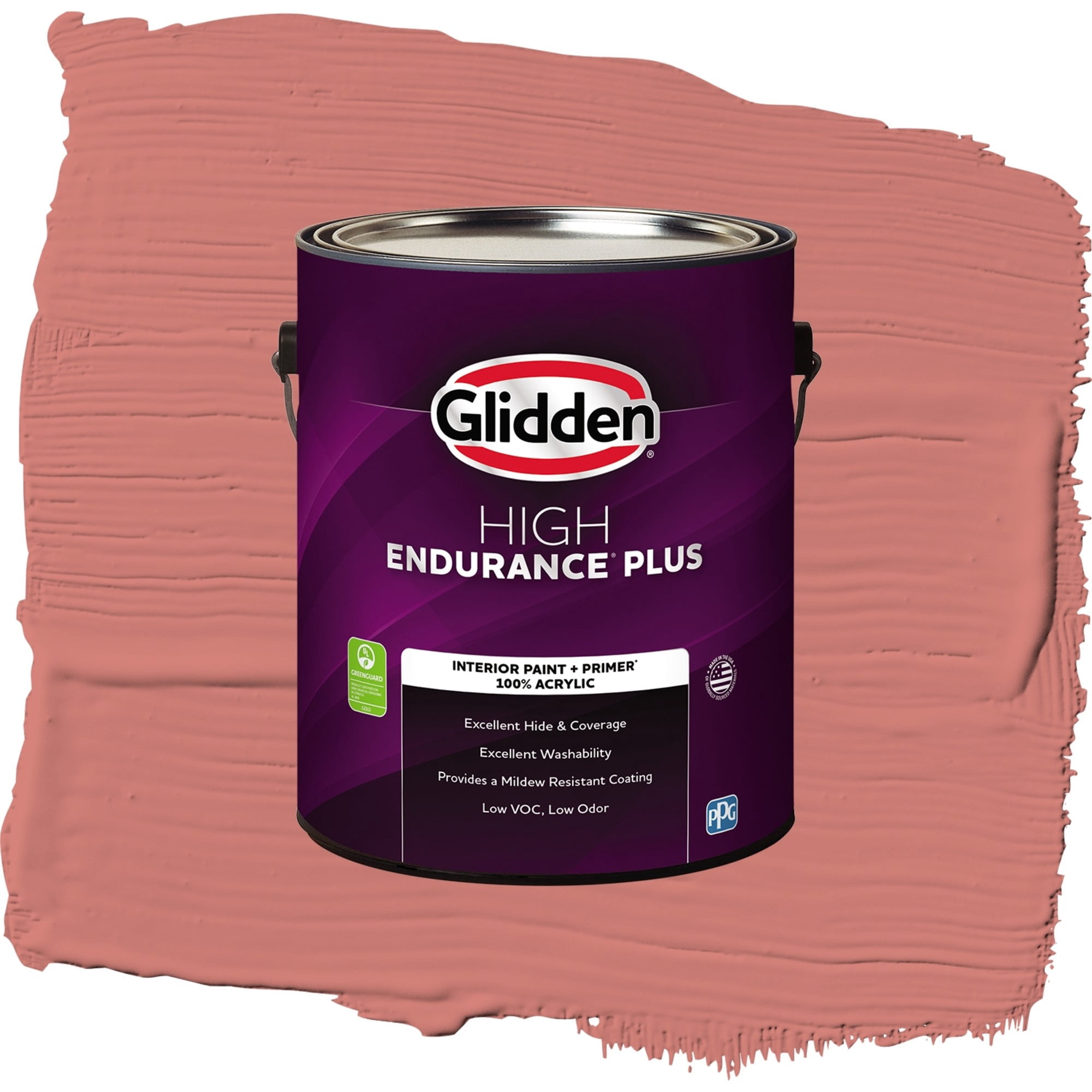 Glidden HEP Chili Pepper / Red, Flat Interior Paint with Primer, 1 Gallon
