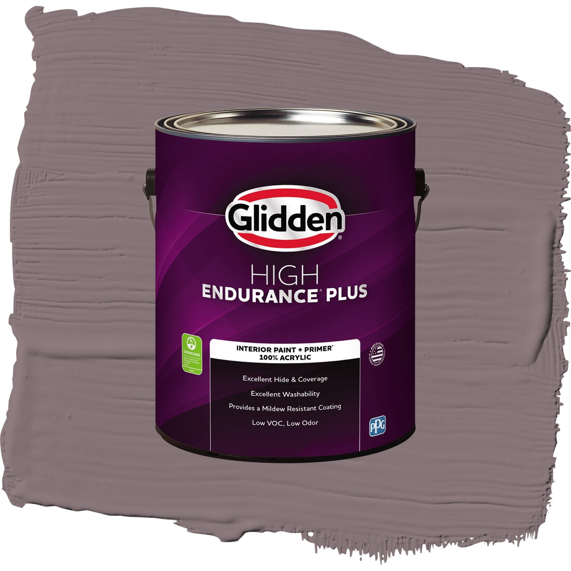 Glidden HEP Choo Choo / Purple, Eggshell Interior Paint with Primer, 1 Gallon