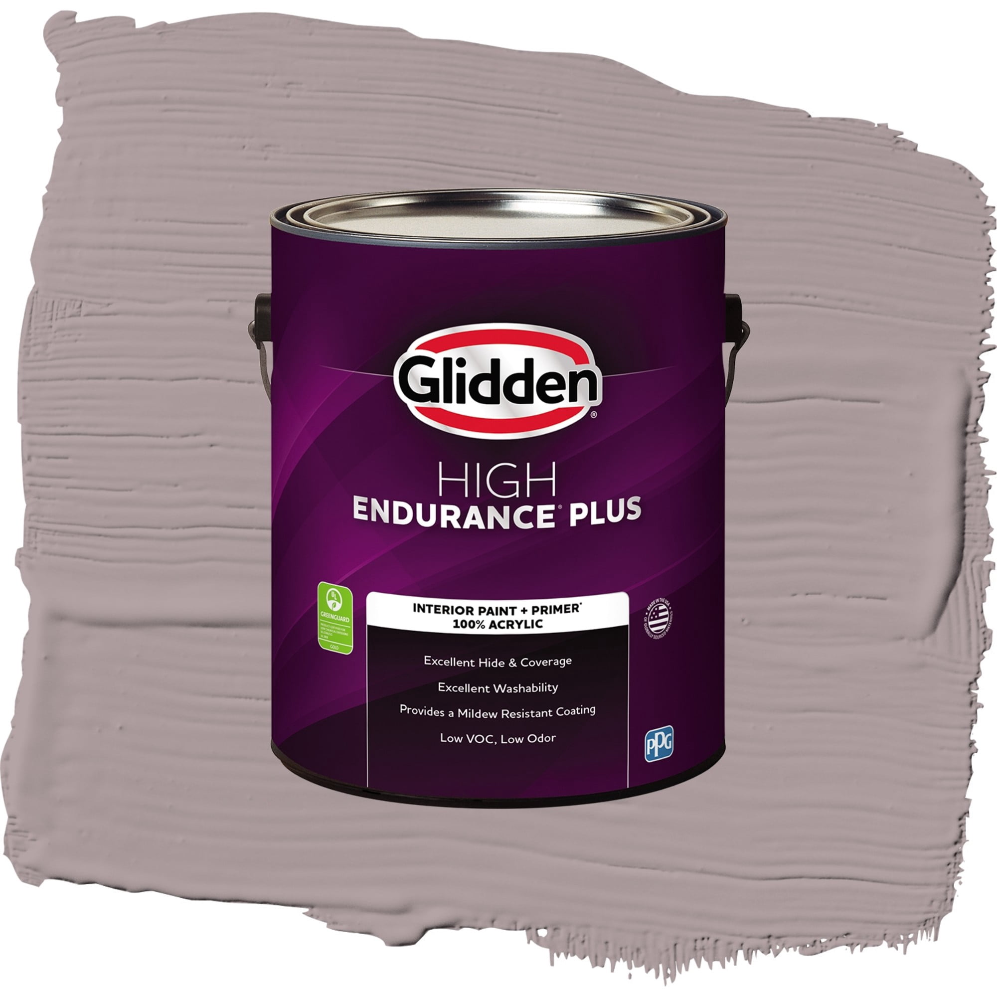 Glidden HEP Coffee Custard / Purple, Semi-Gloss Interior Paint with Primer, 1 Gallon