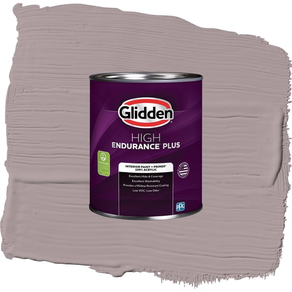Glidden HEP Coffee Custard / Purple, Semi-Gloss Interior Paint with Primer, 1 Quart