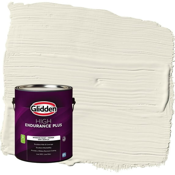 Glidden HEP Cold Foam / White Eggshell Interior Paint with Primer, 1 Gallon
