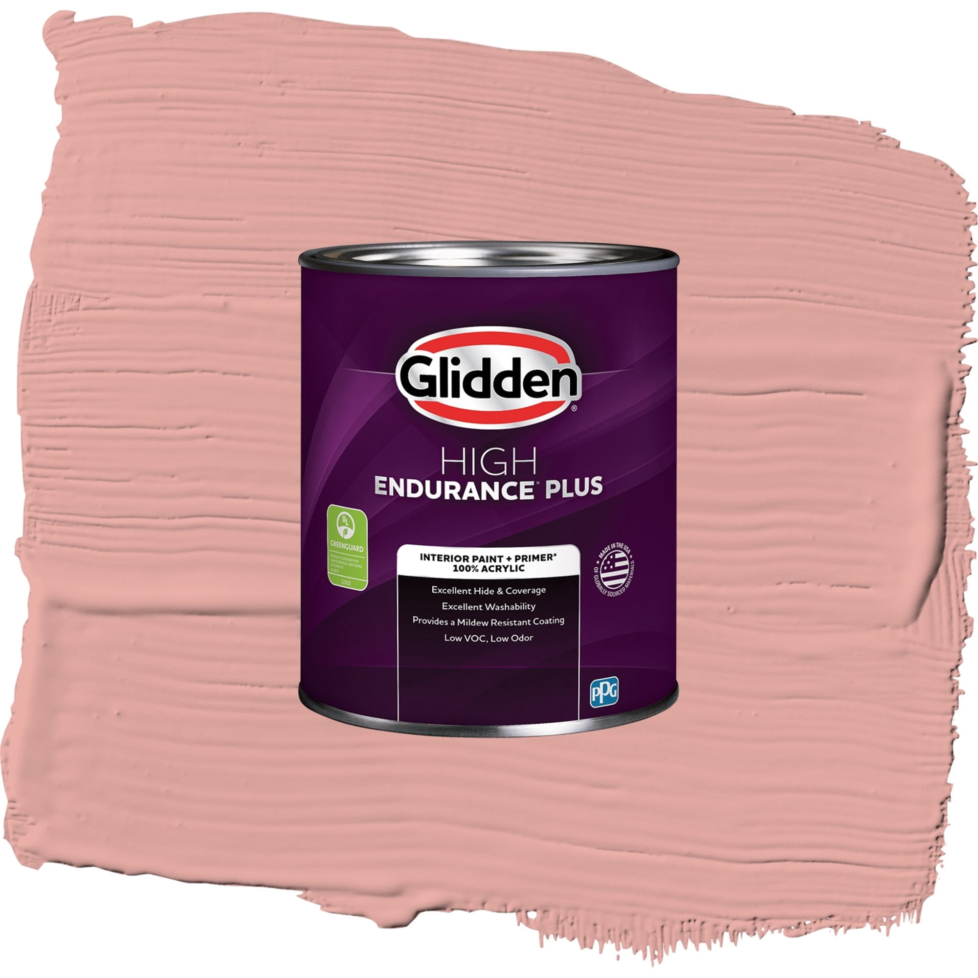 Glidden HEP Coral Cove / Orange, Semi-Gloss Interior Paint with Primer, 1 Quart
