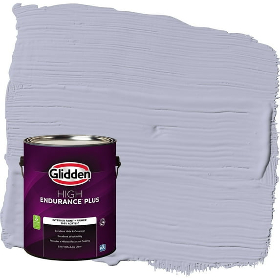 Glidden HEP Cosmic / Purple Semi-Gloss Interior Paint with Primer, 1 Gallon