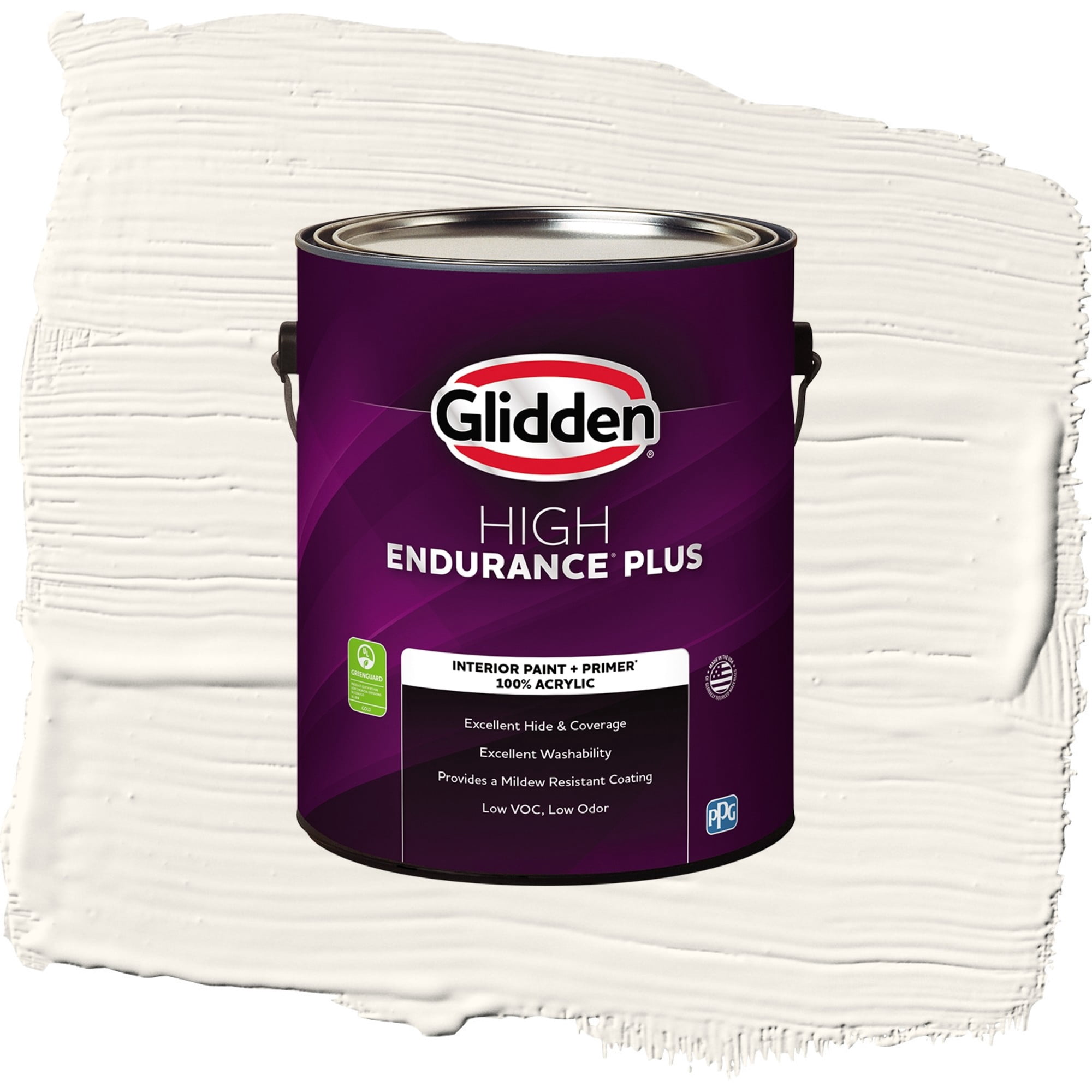 Glidden HEP Cow's Milk / Off White Semi-Gloss Interior Paint with Primer, 1 Gallon