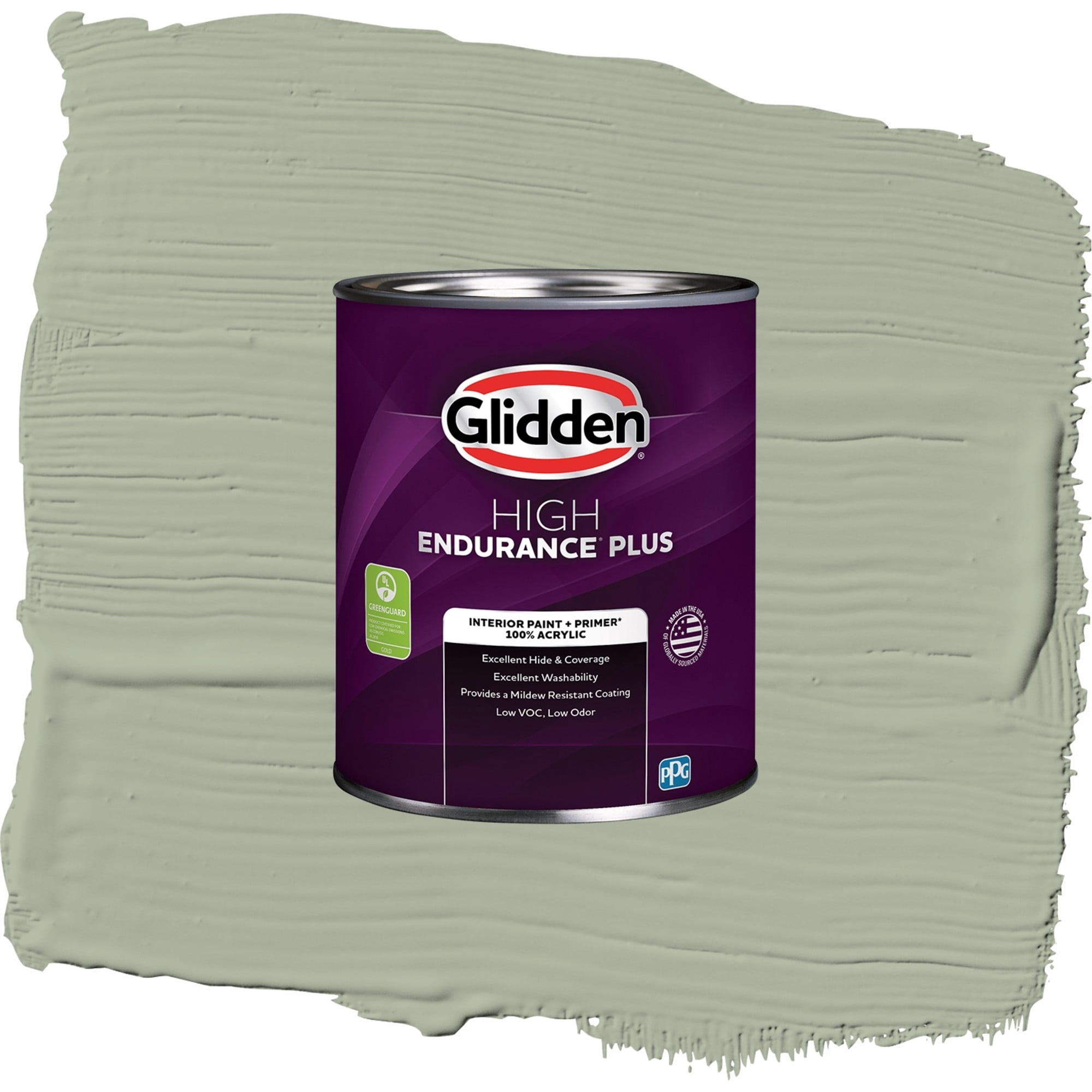 Glidden High Endurance Plus Gargoyle Eggshell Interior Paint and Primer, 1 Quart