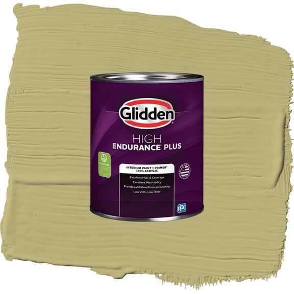 Glidden High Endurance Plus Gracious Glow Interior Flat Paint & Primer 1 Quart