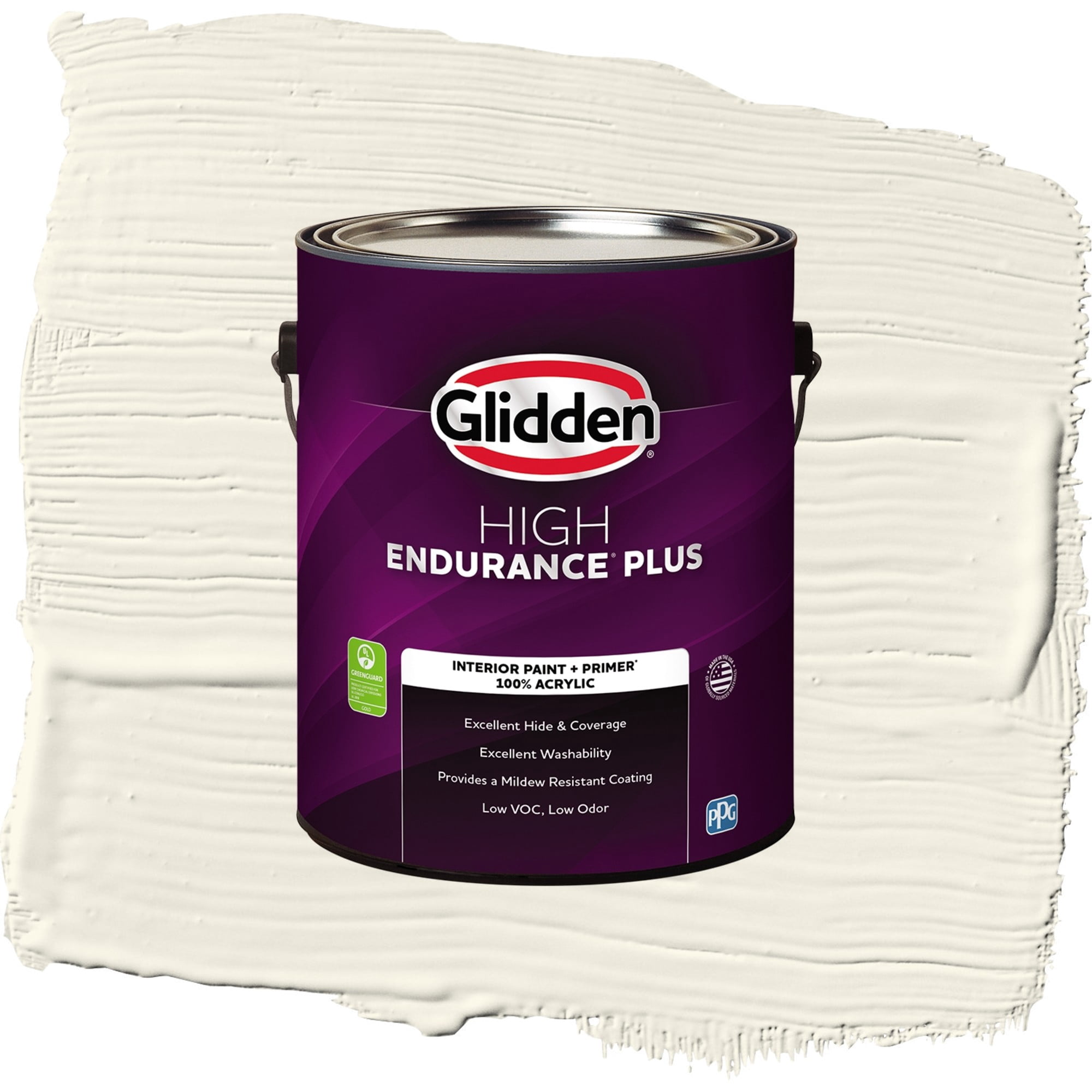Glidden HEP Horseradish / Beige, Semi-Gloss Interior Paint with Primer, 1 Gallon