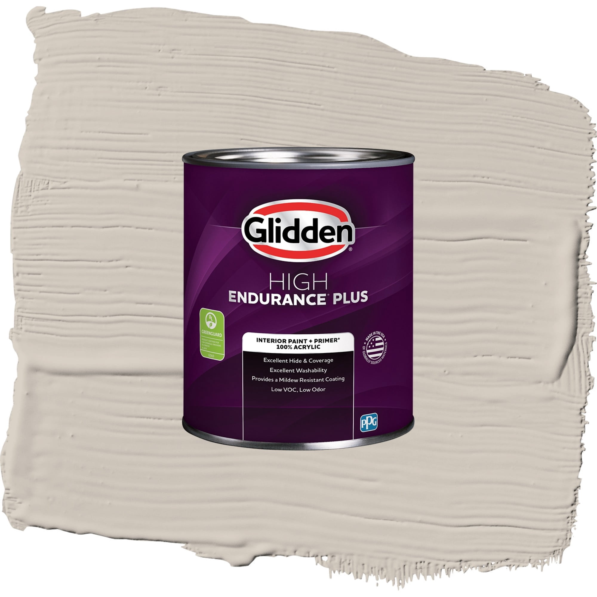Glidden HEP Intuitive / Beige, Flat Interior Paint with Primer, 1 Quart