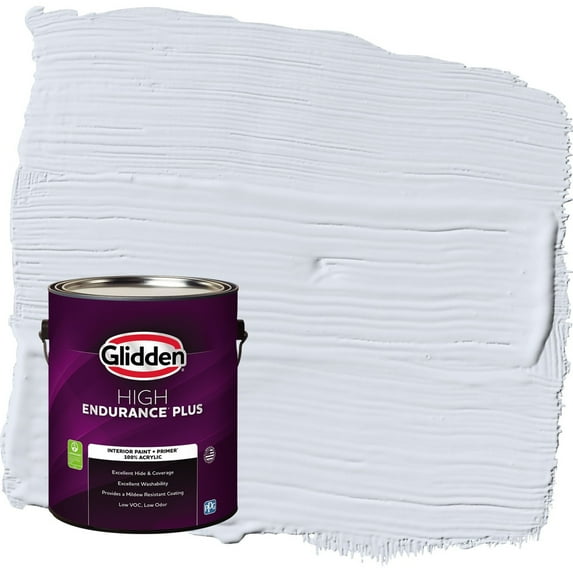 Glidden HEP Irradiant Iris / Purple Flat Interior Paint with Primer, 1 Gallon