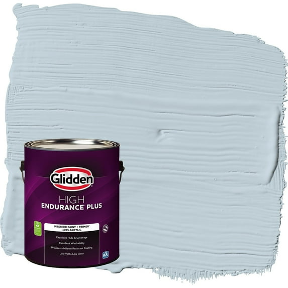 Glidden HEP Keepsakes / Blue Flat Interior Paint with Primer, 1 Gallon