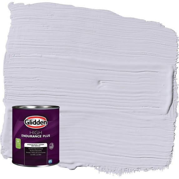 Glidden HEP Lavender Haze / Purple Semi-Gloss Interior Paint with Primer, 1 Quart
