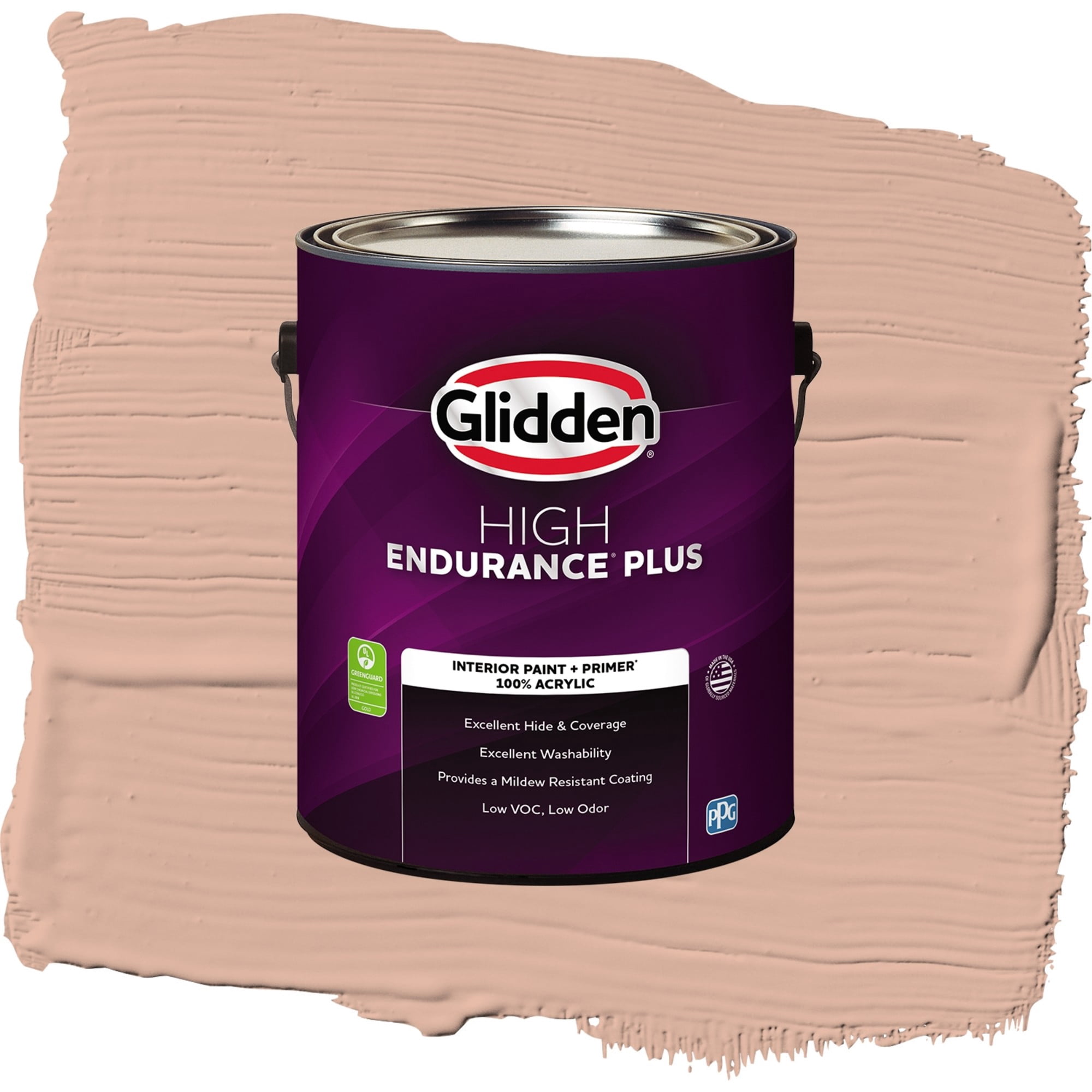 Glidden HEP Lazy Summer / Orange, Eggshell Interior Paint with Primer, 1 Gallon