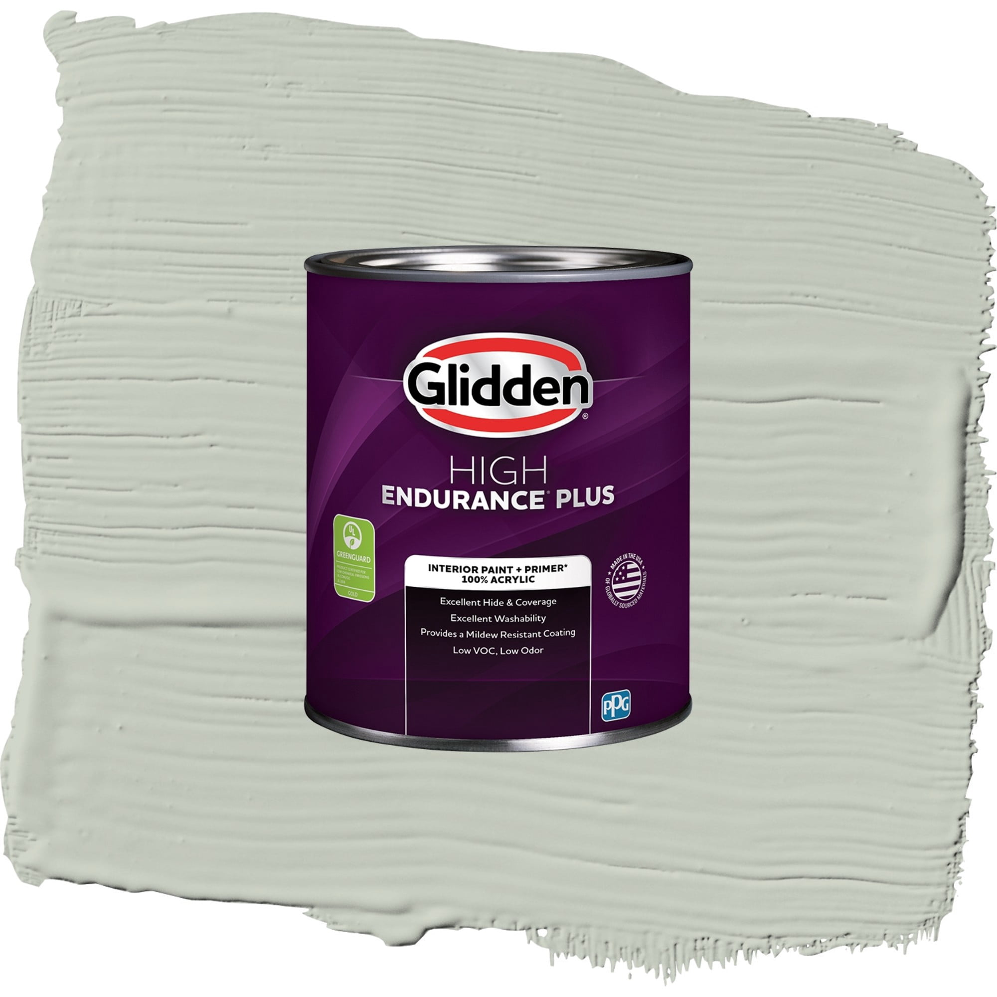 Glidden High Endurance Plus Life Lesson Flat Interior Paint and Primer, 1 Quart